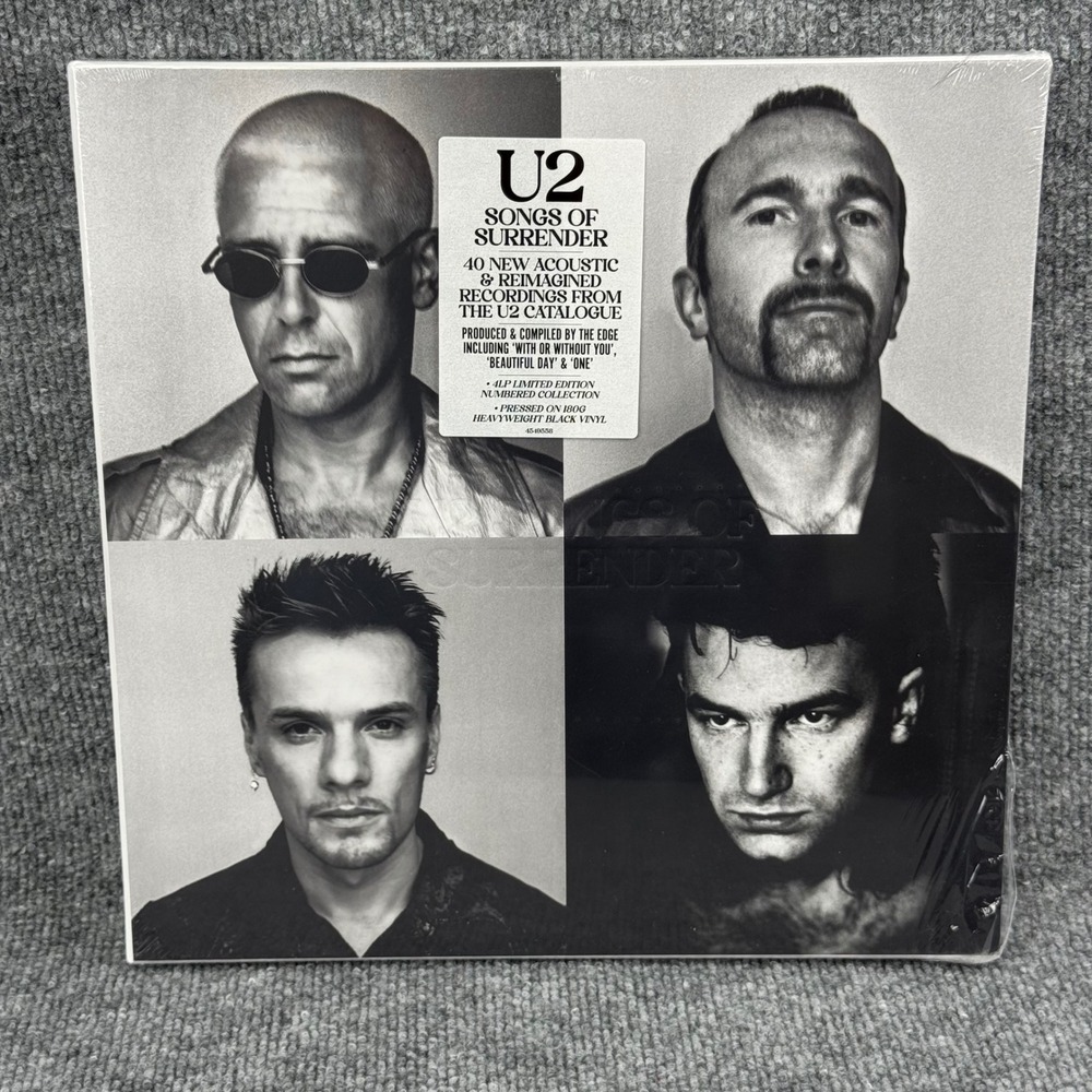 U2 Songs of Surrender 4LP Limited Edition Numbered Vinyl Box Set 180g New Sealed